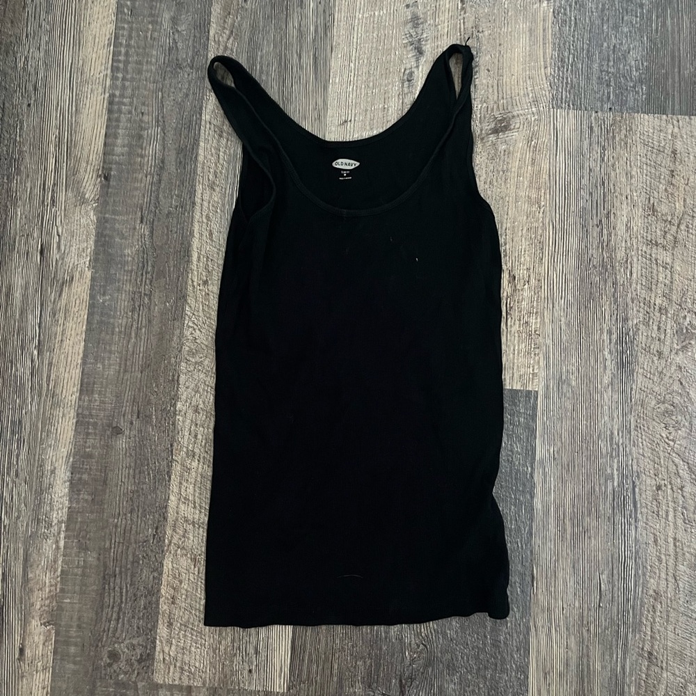 Black tank top